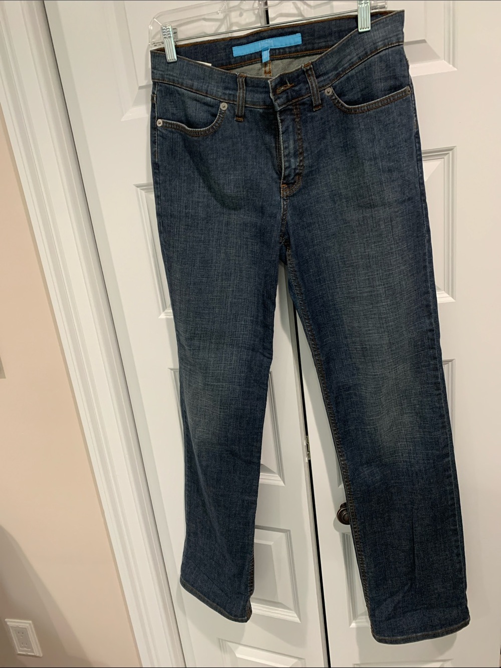 Escada Dark Blue Straight-Leg Women's Jeans